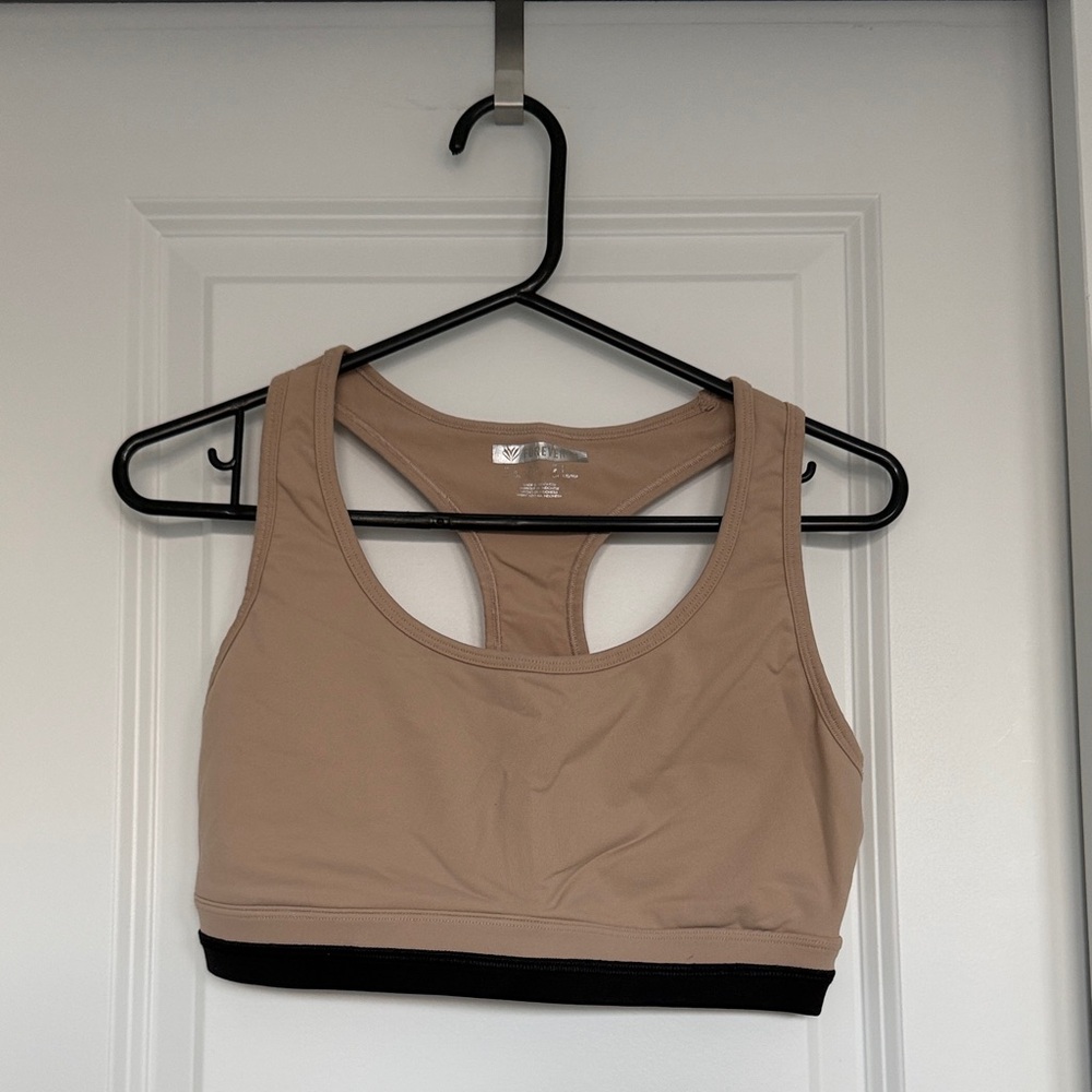 Forever 21 Tan and Black Sports Bra